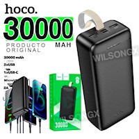 Power Bank Carga Rápida 30000 mAh Cargador Portatil USB Hoco Powerbank
